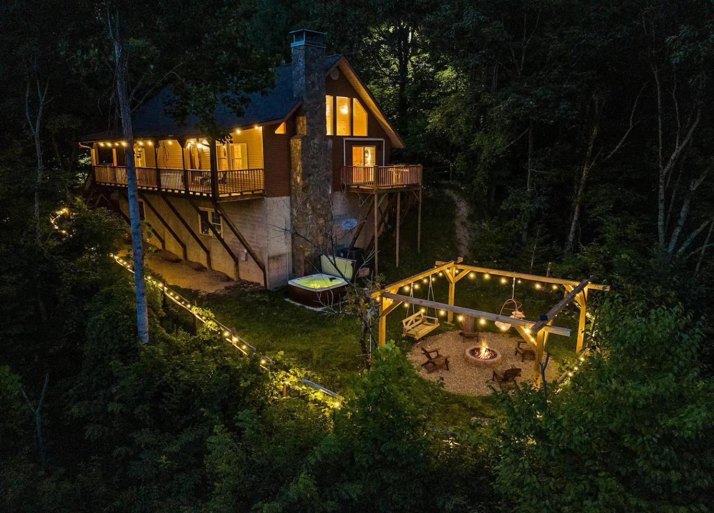 Maggie Valley Cabin With Beautiful Mountain Views, Hottub, Pet Friendly, Gameroom, Fireplace Ngoại thất bức ảnh