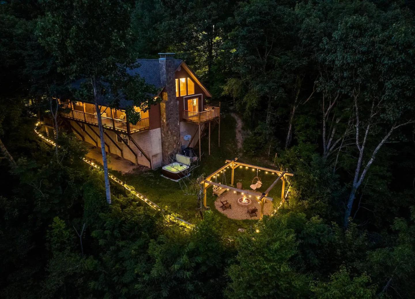 Maggie Valley Cabin With Beautiful Mountain Views, Hottub, Pet Friendly, Gameroom, Fireplace Ngoại thất bức ảnh